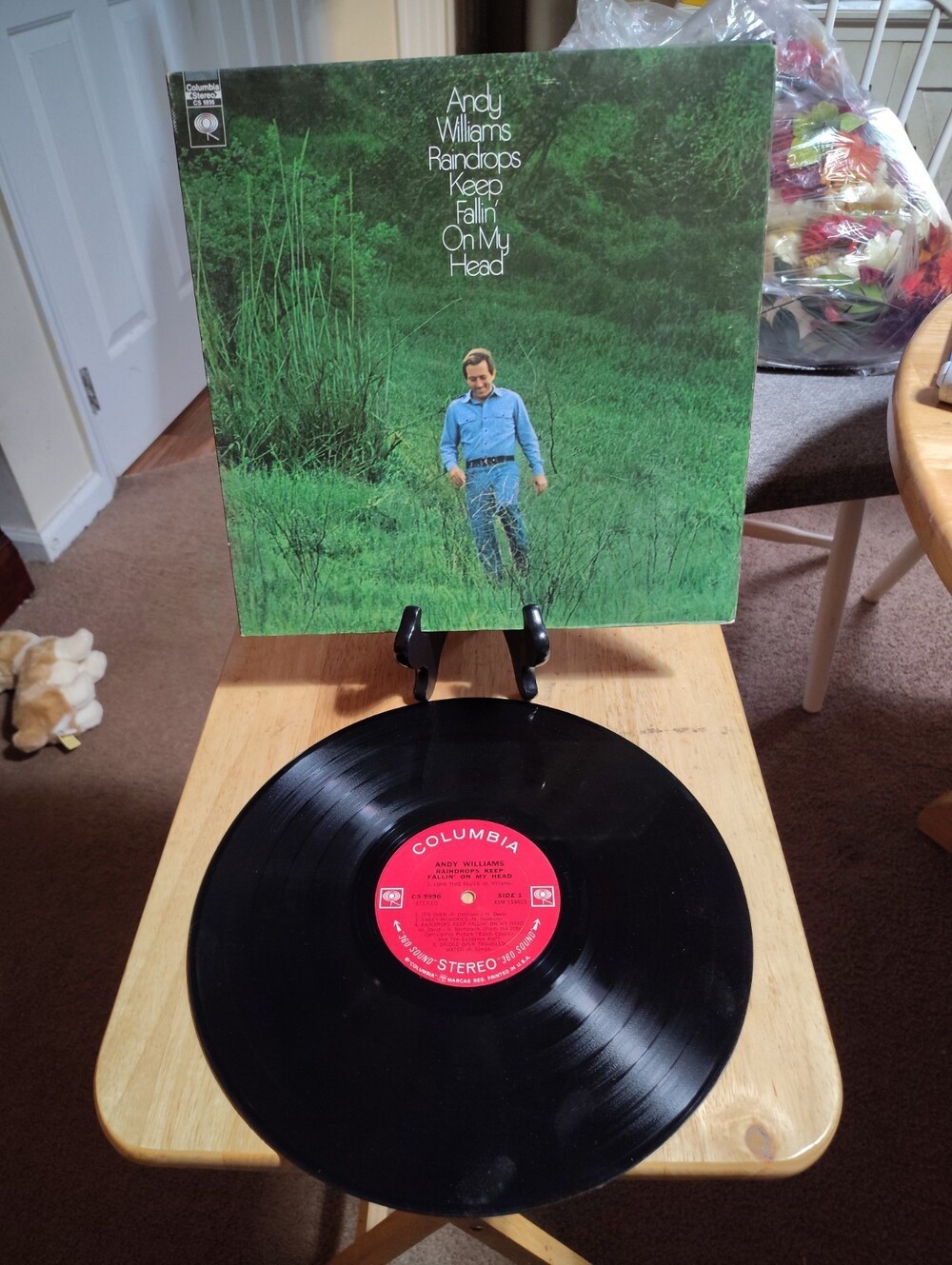ANDY WILLIAMS Raindrops Keep Fallin' On My Head LP 1970 Columbia Pop Vocal Vinyl